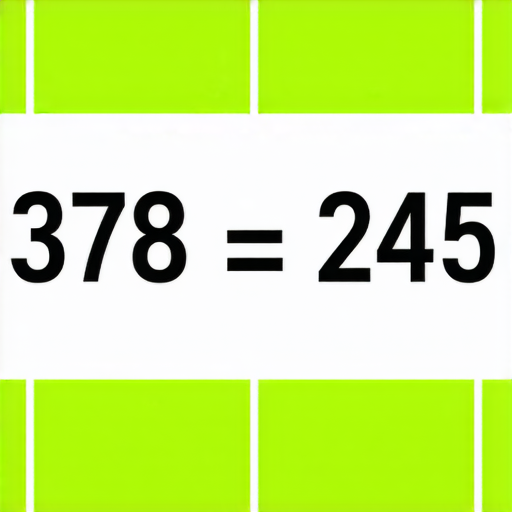 好的，這是一道加法的題目：

請計算以下數字的和：

**378 + 245 = ?**

你可以開始解答，然後我可以提供正確答案！