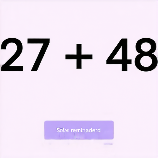 好的，這裡有一題加數的題目：

請計算： **27 + 48 = ?**

你可以試著計算看看！