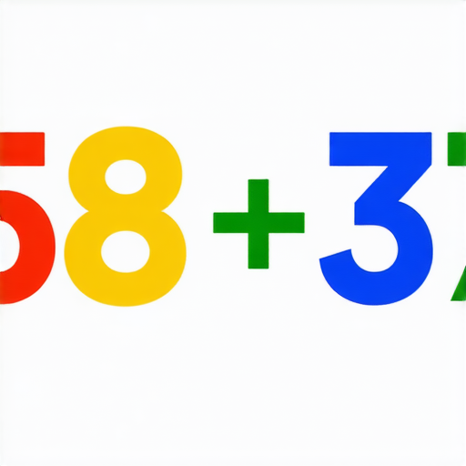 好的，這是一道加法題目：

請計算：  
**58 + 37 = ?**

你可以先將兩個數字相加，然後得出結果。希望這能幫助你！