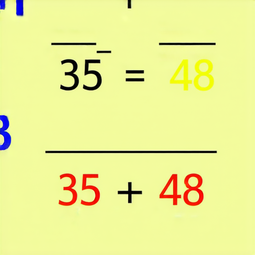 好的，請解這道加法題：

35 + 48 = ? 

請計算結果。