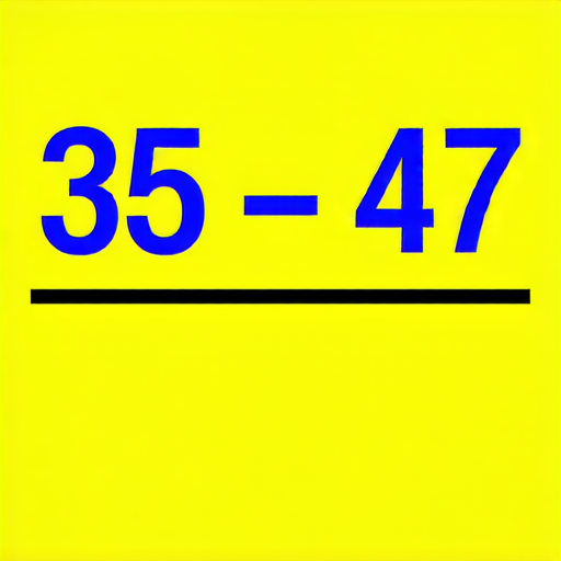 當然可以！請計算以下的加法題目：

35 + 47 = ? 

試著解答看看！