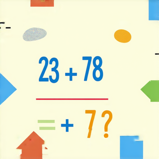 當然可以！請看這道加法題：

23 + 78 = ?

你可以試著計算一下，答案是？