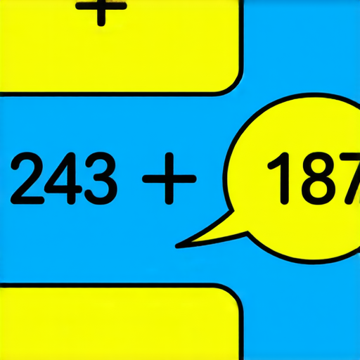 好的，這裡有一題加法題目：

請計算： 243 + 187 = ? 

你可以試著解答看看！