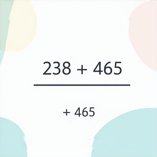 好的，這裡有一題加法問題：

請計算：238 + 465 = ? 

你可以試著解一下！