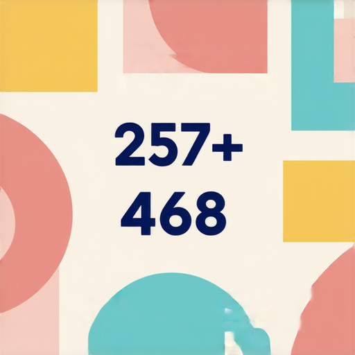 好的，請看下面的加法題：

**題目：**

請計算以下的加法：

\( 257 + 468 = ? \)

請給出答案。