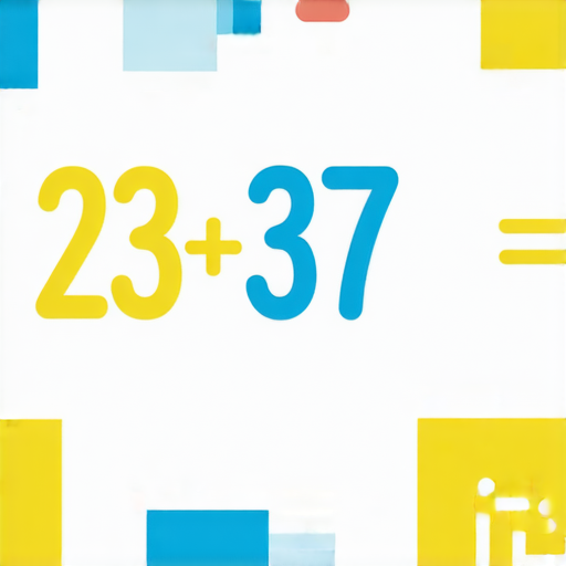 好的，請解答以下加法題目：

**23 + 37 = ?**

你可以計算一下，然後告訴我你的答案！