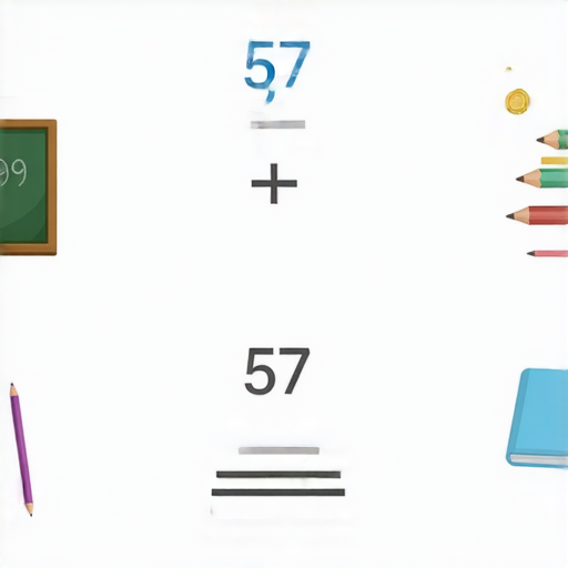 好的，這裡有一道加法題目：

請計算： 57 + 89 = ?