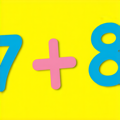 好的，請看以下的加法題目：

**7 + 8 = ?**

請你計算出答案！