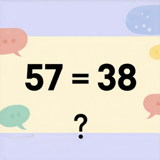 當然可以！請解以下的加法問題：

\( 57 + 38 = ? \)

請計算答案！