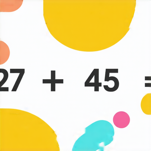 好的，這是一道加法題：

請計算： 27 + 45 = ? 

你可以試著計算看看，答案是多少呢？