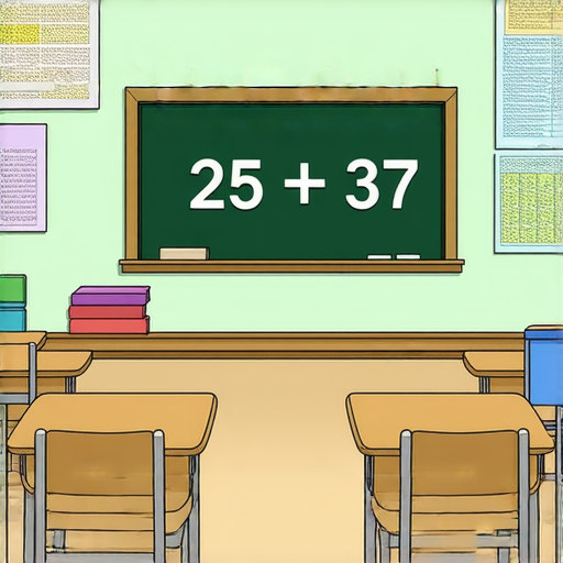 當然可以！請解答以下的加法題目：

**25 + 37 = ?**

你可以計算出結果後告訴我！