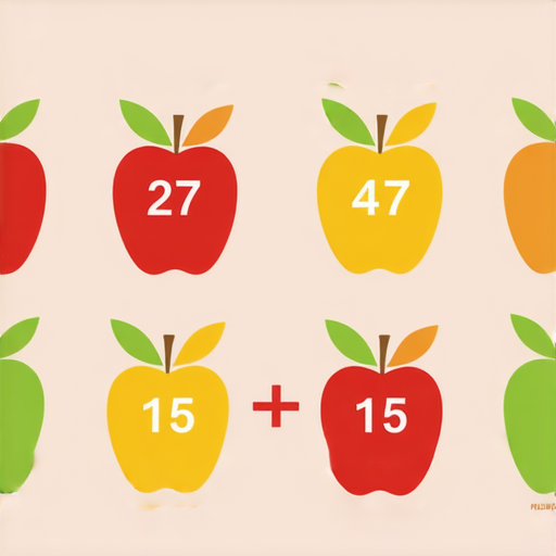 好的，這裡有一題加法題目：

如果你有 27 顆蘋果，然後你又買了 15 顆蘋果，那麼你總共有多少顆蘋果呢？

請計算：27 + 15 = ?