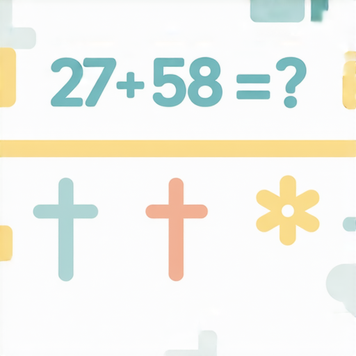 當然可以！這是一題加法題：

**問題：** 27 + 58 = ?

請問答案是多少呢？