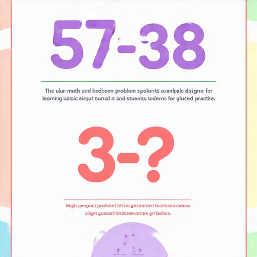 好的，這裡有一個加法題目：

請計算：  
57 + 38 = ? 

你可以試著算出答案！