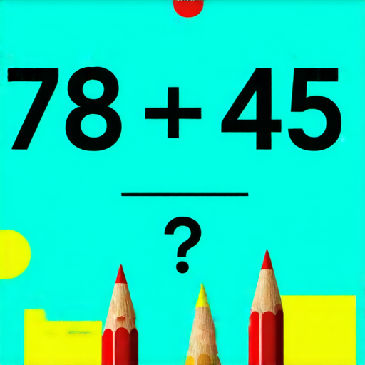 好的，以下是一道加法題：

請計算：  
78 + 45 = ? 

你可以試著解答這個問題！