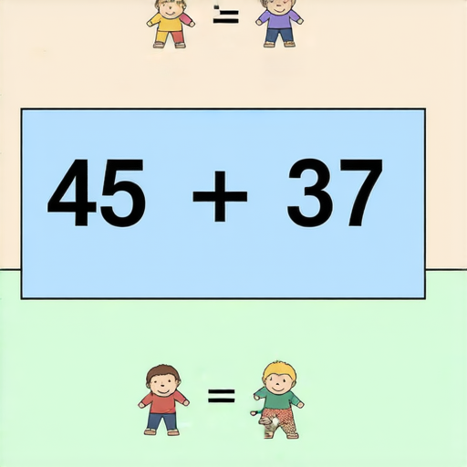 好的，這裡有一題加法題目：

請算出以下的數值：

45 + 37 = ?

你能算出答案嗎？