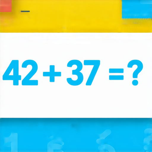 當然可以！請解答以下的加法題：

**42 + 37 = ?**

你可以試著算出答案！
