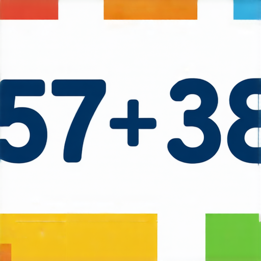 好的，這是一道加法題：

請計算： 57 + 38 = ? 

你可以試著計算看看！