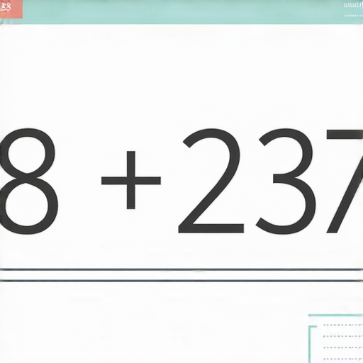 好的，這裡有一題加法題目：

請計算： **158 + 237 = ?**

你可以試著先計算，然後告訴我你的答案！