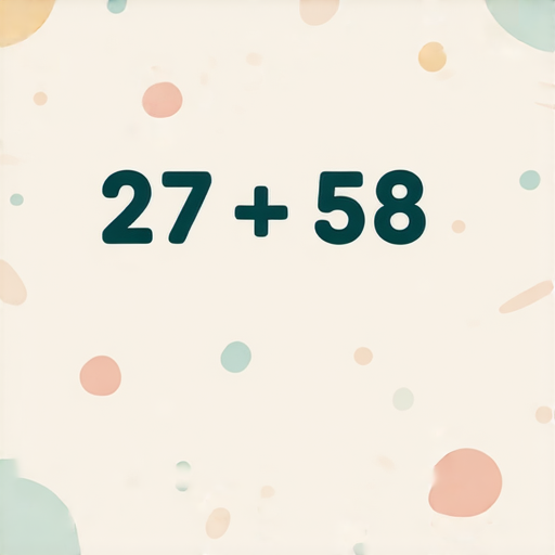 好的，這裡有一題加法題目：

請計算： 27 + 58 = ? 

你可以試著計算一下，然後告訴我你的答案！