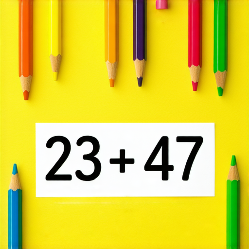 當然可以！這是一道加法題：

23 + 47 = ?

你可以試著計算一下答案！