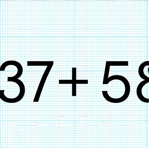 好的，這裡有一題加法題目：

**問題：** 37 + 58 = ?

你能算出答案嗎？