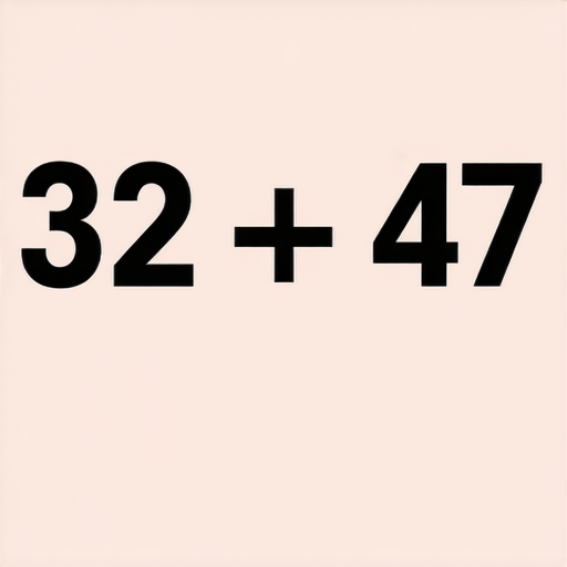 好的，以下是一道加法問題：

請計算下列數字的和：

32 + 47 = ? 

請問答案是什麼？