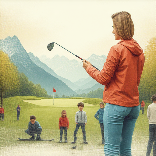 「提升英文能力，無論是高爾夫球還是高山滑雪，我們的外籍老師幫你突破自我！」