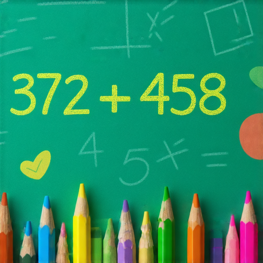 好的，這裡有一道加法題目：

請計算下列數字的和：

**372 + 458 = ?**

你可以試著自己計算，或需要我幫你解答！
