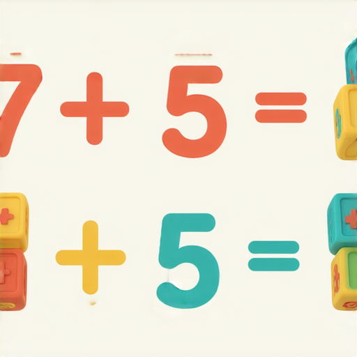 當然可以！請看這道加法題：

**7 + 5 = ?**

你可以試著計算一下，答案是什麼呢？