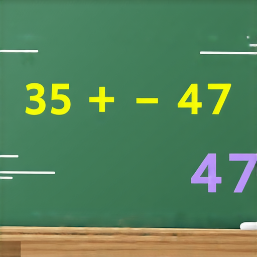 當然可以！請解這道加法題：

35 + 47 = ?  

請計算出結果。