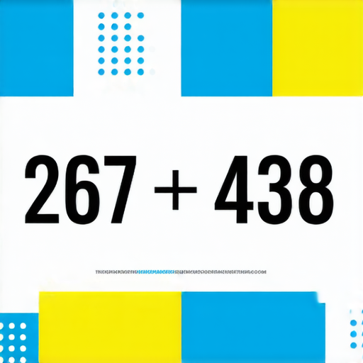 好的，這題加法的問題是：

¿Cuánto es 267 + 438?

請計算後告訴我答案。