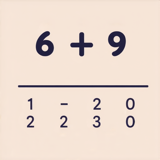 好的，這裡有一道加法題：

**6 + 9 = ?**

請你算出答案！