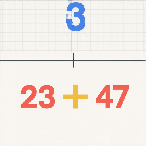 好的，請解答以下加法問題：

**問題：**

23 + 47 = ? 

你可以計算看看，答案是什麼呢？