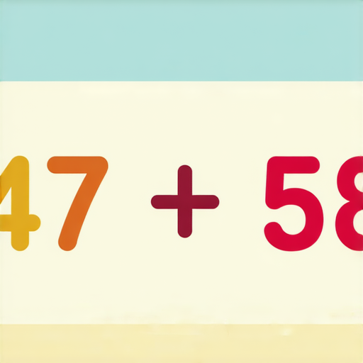 好的，這裡有一題加法題目：

請計算：47 + 58 = ? 

請你試著計算一下，看看答案是什麼！