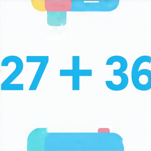 好的，請看這道加法題：

\[ 27 + 36 = ? \]

你可以試著計算一下答案是什麼！