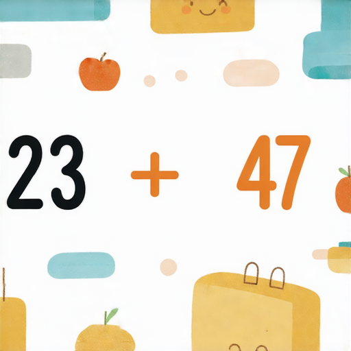 好的，這裡有一題加法問題：

23 + 47 = ?

請問答案是什麼呢？