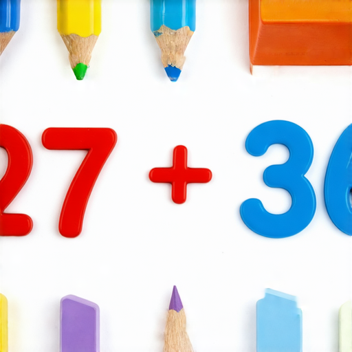 當然可以！請看這道加法題目：

**題目：** 27 + 36 = ? 

你可以試著計算一下，然後告訴我你的答案！