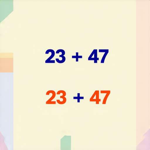 當然可以！請解答以下的加法題：

**23 + 47 = ?**

請計算這個加法的結果。