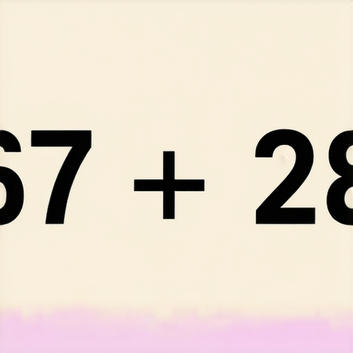 好的，這裡有一題加法題：

請計算：67 + 28 = ? 

你可以試著算算看，然後告訴我答案！