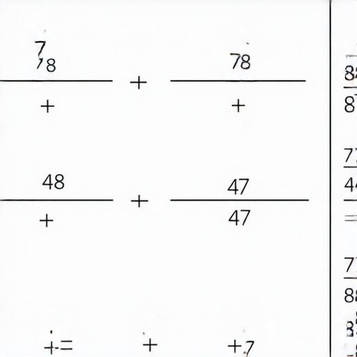 好的，這是一道加法題：

請計算 78 + 47 的總和是多少？