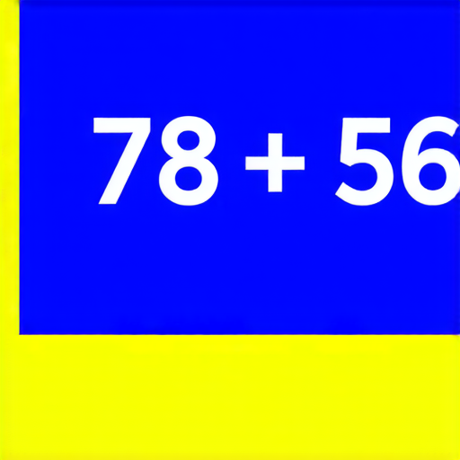 當然可以！這是一題加法問題：

請計算：78 + 56 = ? 

你可以試著算出答案！