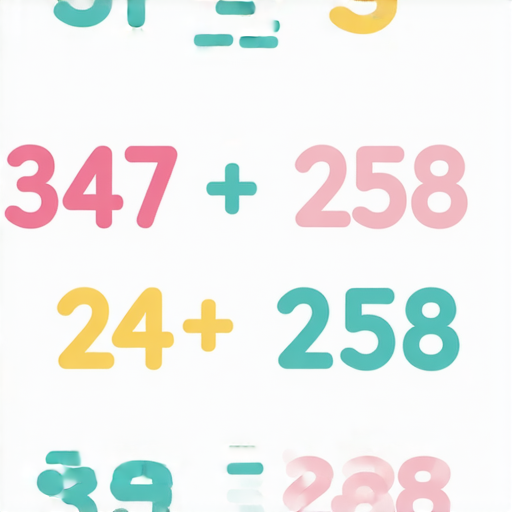 好的，這裡有一道加法題目：

計算：  
347 + 258 = ?  

你可以試著計算一下答案！