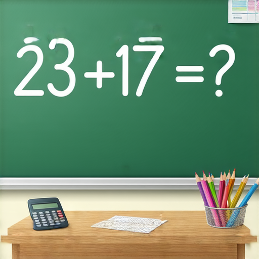 當然可以！請看這道加法題：

**題目：**

23 + 17 = ?

請計算這個加法的和。