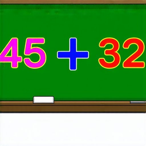 當然可以！請解這道加法題：

45 + 32 = ? 

請計算出答案。