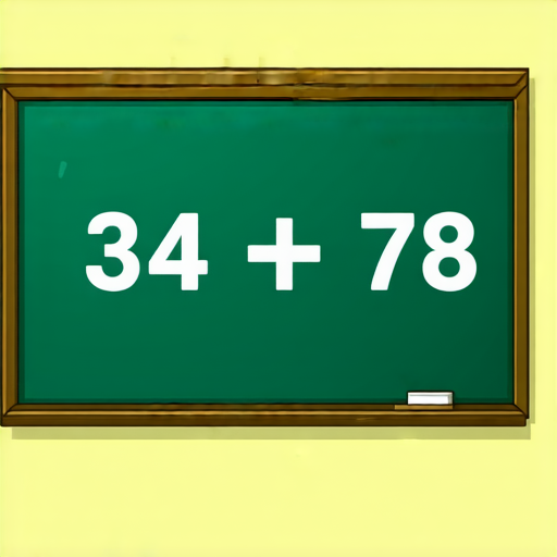好的，以下是一道加法題：

請計算：
34 + 78 = ? 

你可以試著算算看，答案是多少！