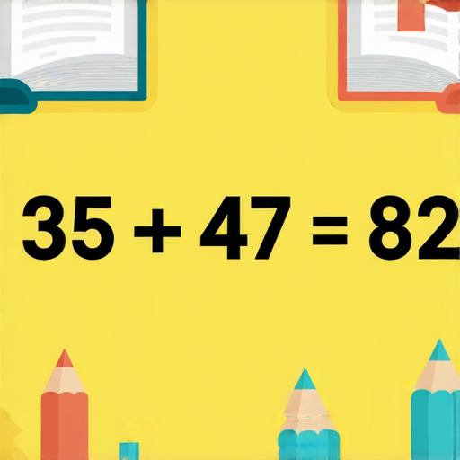 好的，這裡有一題加法問題：

請計算：  
**35 + 47 = ?**

答案是：82。