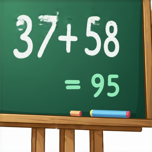 當然可以！請解答以下的加法題目：

37 + 58 = ? 

請問答案是多少？