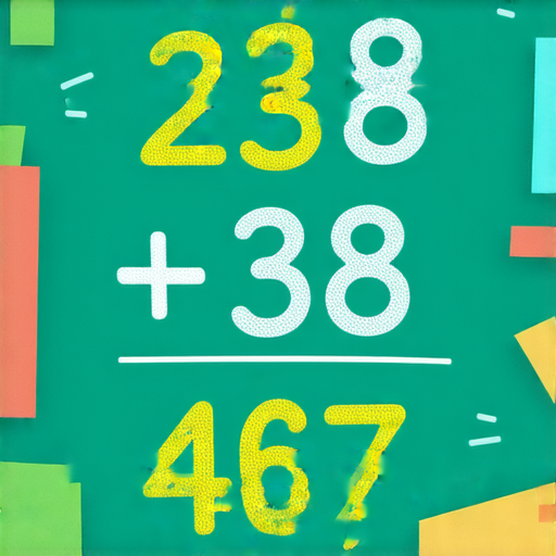 好的，這裡有一題加法的題目：

請計算：  
238 + 467 = ?  

你可以試著自己解答，然後再看看答案！