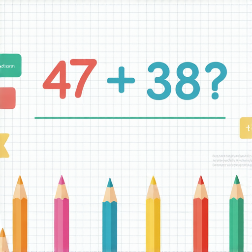 好的，這是一道加法題：

**問題：**  
請計算以下數字的總和：

47 + 38 = ?

你可以試著自己計算，看看答案是多少！